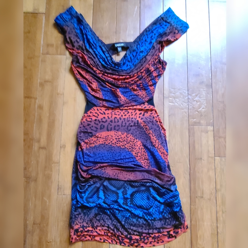 Bebe Sleeveless Cut Out Dress - Small